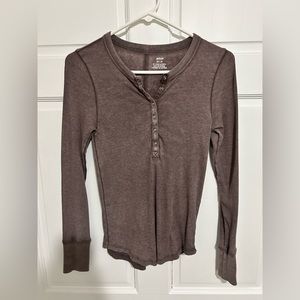 2 Aerie Real Soft Henleys - Size XS